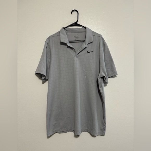 Nike Grey Grid Dri-Fit Golf Polo ⛳️ - Picture 3 of 9